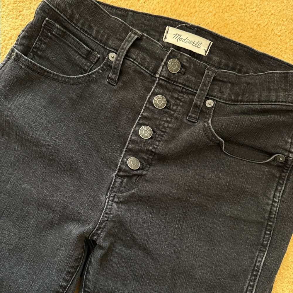 MADEWELL - 10” High Rise Skinny Skinny Jean with Frayed Hem